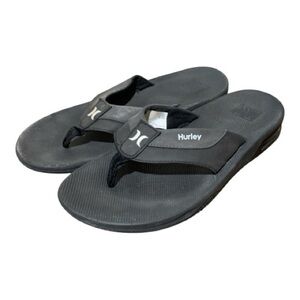 Mens Hurley Bubble Cushioned Surf Comfort Slippers Size 10